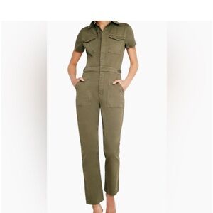 Good American Khaki Jumpsuit